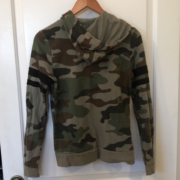 G by Guess Zip-Up Jacket Women’s X-SMALL XS Hoodie Zipper Camouflage Camo - Picture 5 of 5